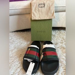 Men’s GUCCI WEB SLIDES